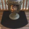 Venetian chiminea with front round protector pad