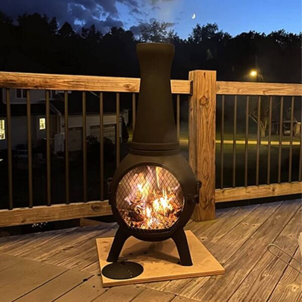 Customer Dech Photo Prairie Fire Chiminea