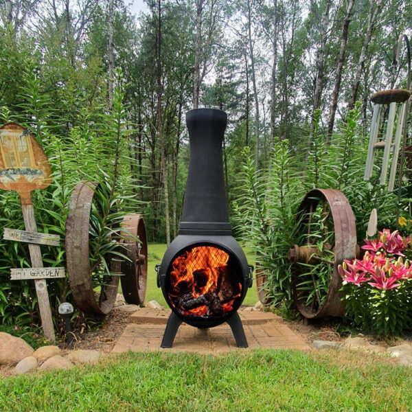 Wagon Prarie Fire Chiminea