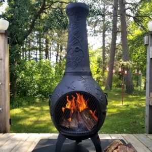 Chiminea-Dragonfly-charcoal-deck
