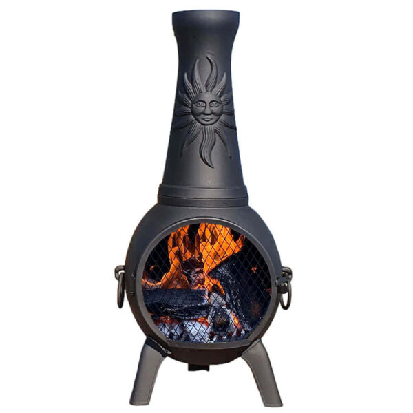 sun fire white background